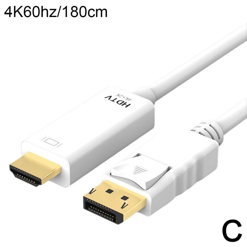 DP to HDMI compatible desktop graphics card monitor 4K high-definition cable; DisplayPort to HDMI compatible video connection cable